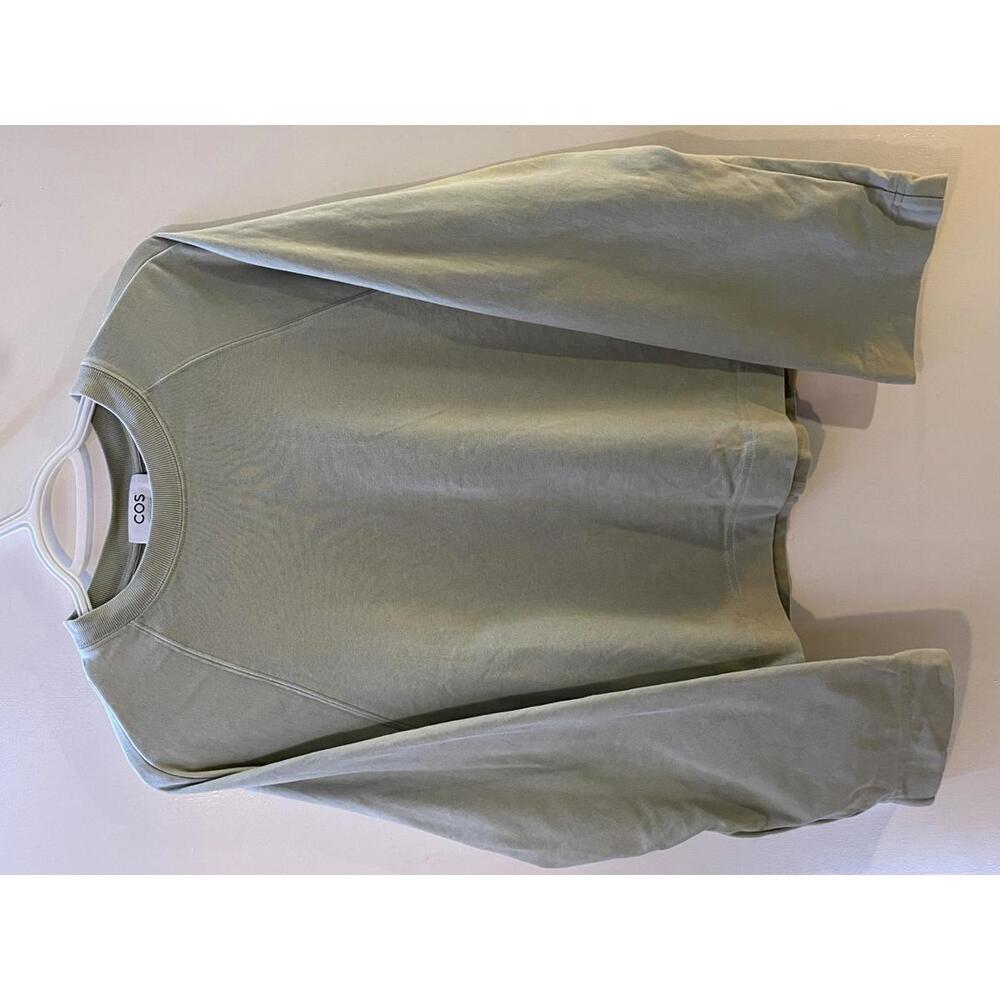 COS Light Green Crewneck Sweatshirt EUR XS